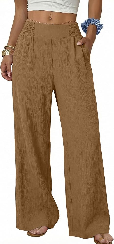 Brown Wide Leg Pants